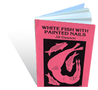 white fish with painted nails